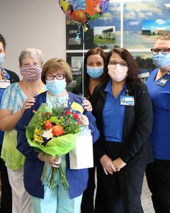 Jacqui and Heart Center staff members